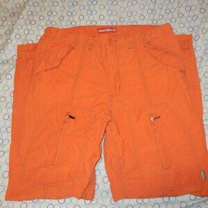 Union Bay Mens Cargo Pants Orange Sz S
